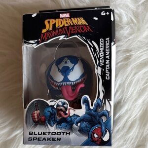 Marvel Venomized Captain America Speaker - Blue and White